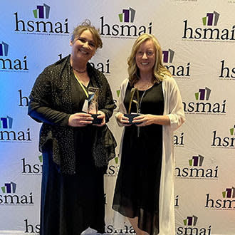 Becky Oswald & Michell Howard at Adrian Awards February 2023