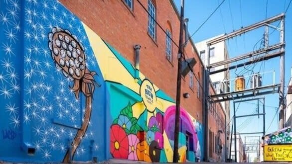 The Hub Alley Mural