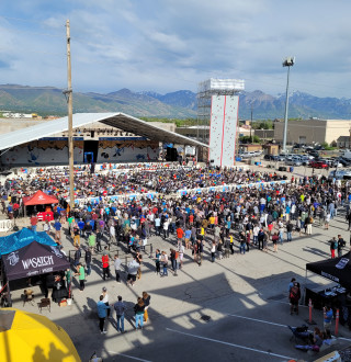 Climbing competition in Salt Lake