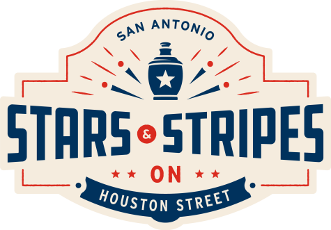 Logo for Stars & Stripes on Houston Street Event