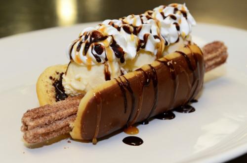 Churro Dog dessert at the Arizona Diamondbacks' Chase Field