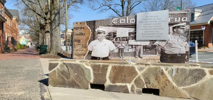 Chapel Hill Nine Historic Marker