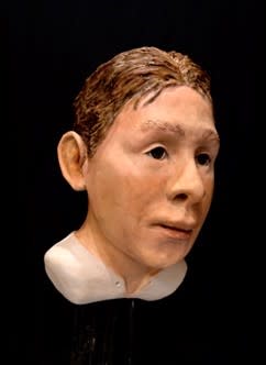 Facial reconstruction created by forensic artist Jenny Kenyon  Courtesy: New York State Museum