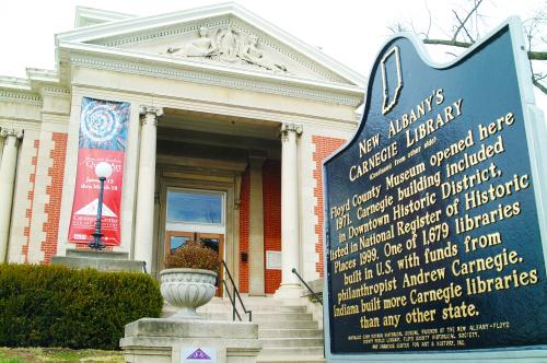 Entrance to the Carnegie Center