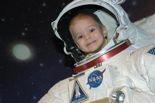 astronaut kid at NAHF