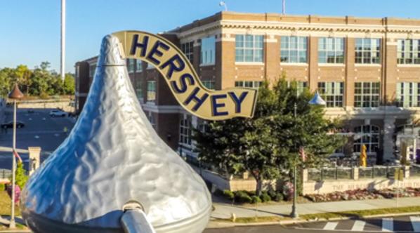 Kiss Street Light Downtown Hershey