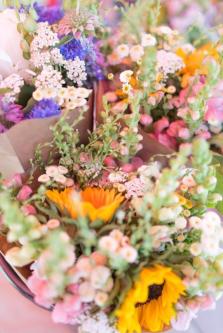 The Williamsburg Farmers Market flowers