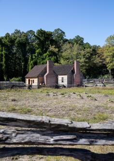 Cabins at American Revolution Museum