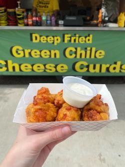 Green Chile Cheese Curds at the 2022 New Mexico State Fair