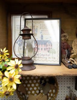 Lantern in Antique Shop