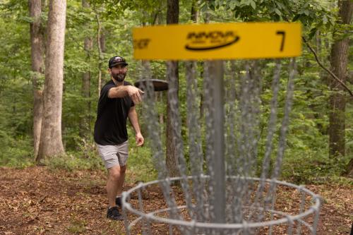 Disc Golf Course at Locust Post Brewery - Little Orleans MD