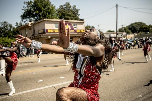 Southern Heritage Classic Parade, a photo by Andrea Morales