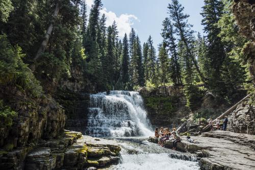 Group at Ousel Falls