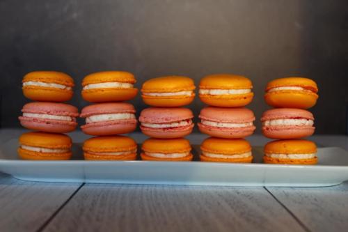 Orange Macarons from Moonflower Macs