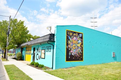 Mural on the side of a building in NoCo Arts and Cultural District