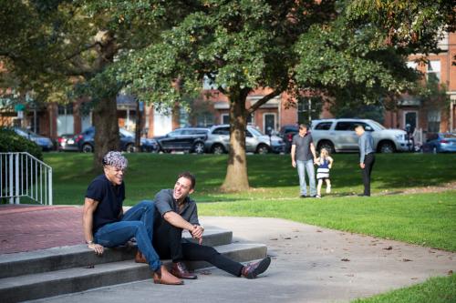 Couple at Goodale Park