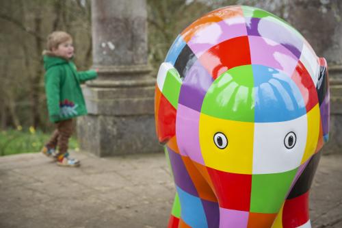 Elmer the elephant at Petworth House