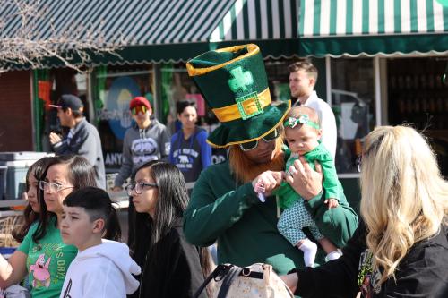 Family attending Blarney on the Block