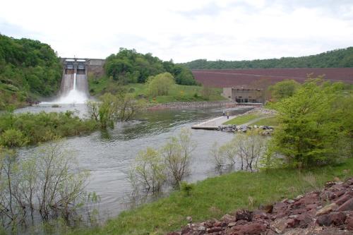 Raystown Dam and Spillway