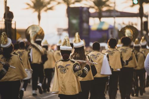 New Orleans' Mardi Gras parades are back and so are high school marching  bands : NPR