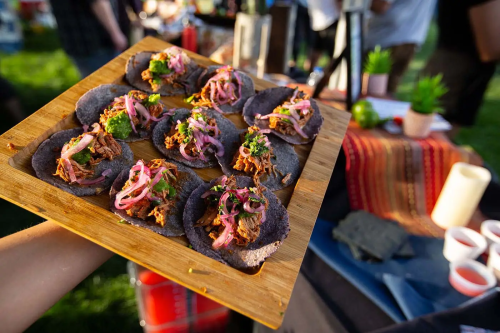 Top Taco dish