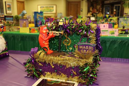 Mardi Gras Shoebox Float