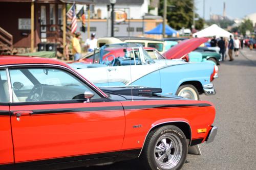 A lineup of cars at Classic Cars on Third
