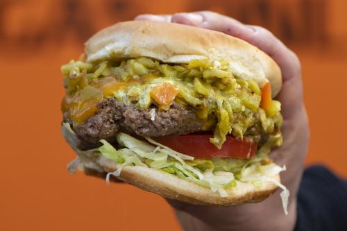 Green Chile Cheeseburger from Bang Bite