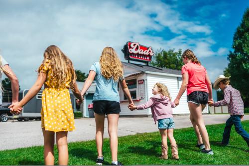 Dad's ice cream kids
