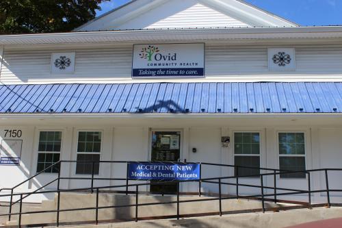 Exterior of Ovid Community Health Office