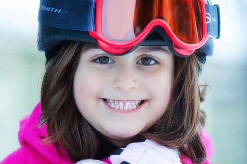 Child skier at The Homestead Ski Resort 2010WinterHomestead0544_web-500x333