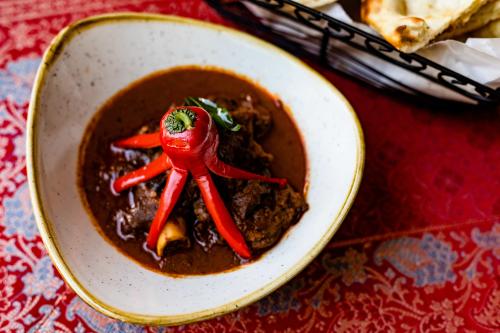 Laal Chili Goat at Mahesh's Kitchen