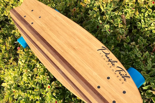 Pacific Tribe Premium Handcrafted Hardwood Longboard ($200 value)