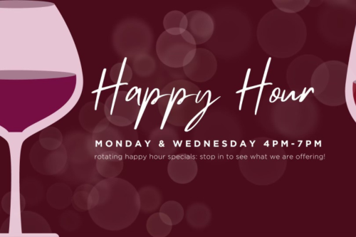 happy hour at water from wine