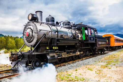 scenic steam train ride mt rainier park