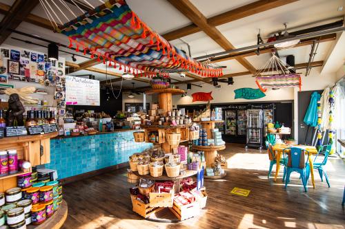 An interior shot of the Alta Baja Market