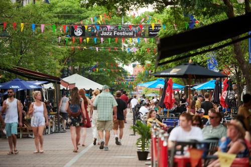 jazz festival brings crowds on church street