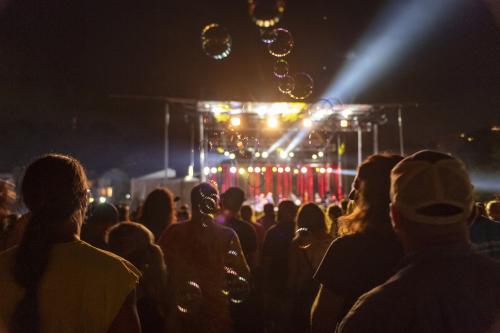 Ben & Jerry’s Concerts on the Green with huge crowd