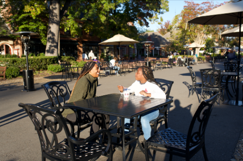 Colonial Williamsburg patio