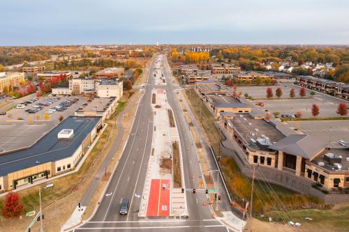 Gold Line Bus Rapid Transit aerial