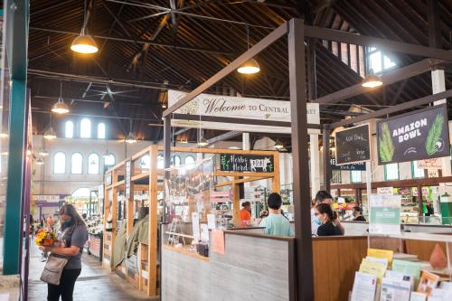 vendor stall at Central Market in york county