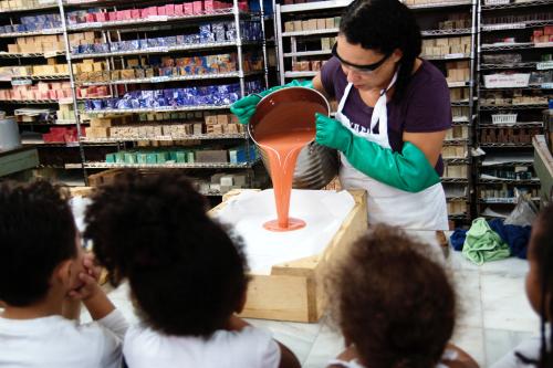 Soap Pouring class at sunrise soap company in york county