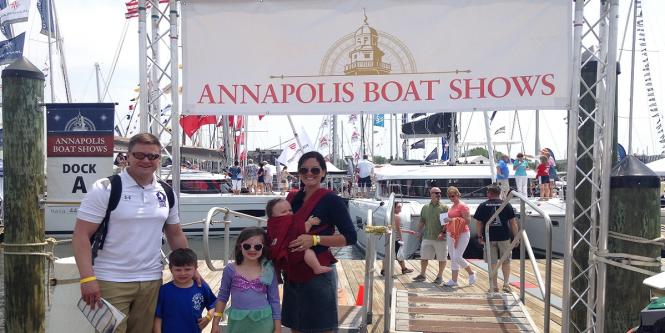 A Day with the Family during the Annapolis Spring Sailboat Show