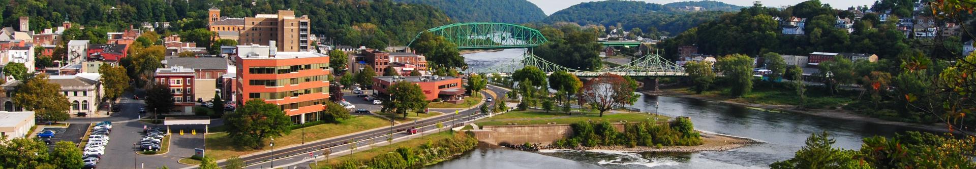 Easton Downtown view