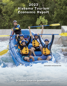 2023 Alabama Tourism Economic Impact Report Cover