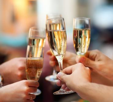 Champagne toast