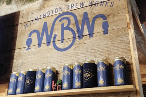 Wilmington Brew Works ledge