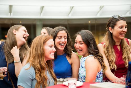 women laughing