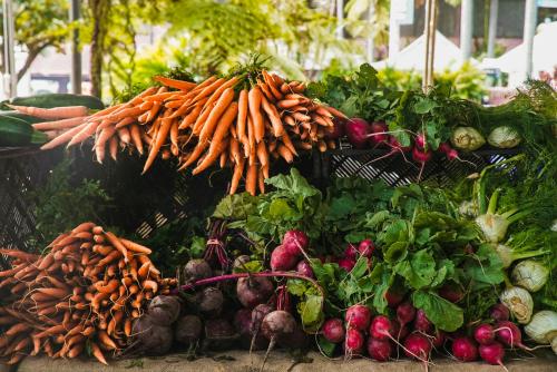 farmers market produce