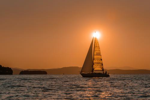 Sailboat at Sunset